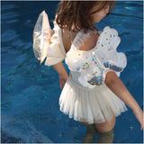 Sunnylife: Kids Inflatable Arm Bands - Cotton Candy Glitter