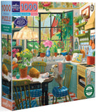 eeBoo: Springtime Kitchen - Square Puzzle (1000pc Jigsaw)