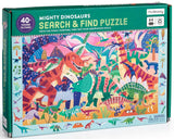 Mudpuppy: Mighty Dinosaurs - 64 Piece search and find Puzzle