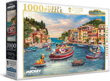 Harlington: Disney Mickey and Minnie in Italy Puzzle (1000pc Jigsaw)