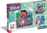 Clementoni: Stitch - Puzzles (3x48pc Jigsaws)