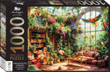 Hinkler: Mindbogglers Artisan - Greenhouse Library Puzzle (1000pc Jigsaw)