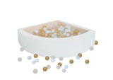 Corner Ball Pit with 200pc balls - Champagne