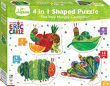 The Very Hungry Caterpillar - Shaped 4-in-1 Puzzles (3pc,6pc,9pc,12pc Jigsaws)