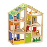 Hape: All Season Wooden Dolls House - Furnished