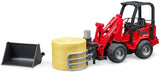 Bruder Schaffer Compact Loader & Bale Gripper