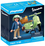 Playmobil: Green Vespa with Woman (71621)