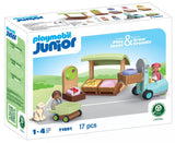 Playmobil: Junior - Organic Market Stall & Forklift (71691)