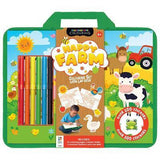Kaleidoscope: Lap Desk Colouring Set - Farm