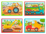 B. Wooden Puzzles in a Box - Construction (Set of 4)