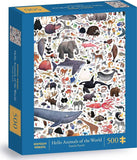 Chronicle Books: Hello Animals of the World Puzzle (500pc Jigsaw)