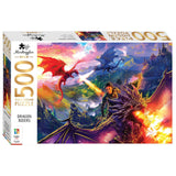 Hinkler: Mindbogglers - Gold Dragon Riders (500pc)