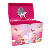 Pink Poppy: Unicorn Butterfly - Musical Jewellery Box (Medium)