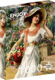 Enjoy Puzzle: Emile Vernon - The Flower Garden (1000pc Jigsaw)