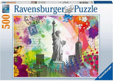 Ravensburger: New York Postcard Puzzle (500pc Jigsaw)