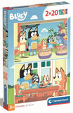 Clementoni: Bluey - Puzzles (2x20pc Jigsaws)