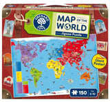 Orchard Toys: Map of the World Puzzle (150pc Jigsaw)