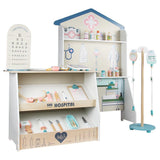 Kids Montessori Hospital Wooden Play Set and Accessories
