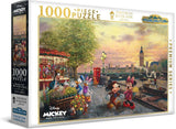 Harlington: Disney Mickey and Minnie in London Puzzle (1000pc Jigsaw)