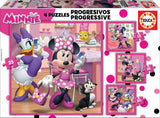 Educa: Disney Minnie and the Happy Helpers - Puzzles (12,16,20,25pc Jigsaws)