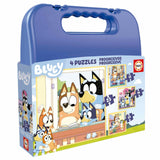 Educa: Bluey - Briefcase Puzzles (12,16,20,25pc Jigsaws)