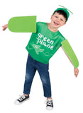 Emma Memma: Green Plane Kids Costume - (Size: Toddler)