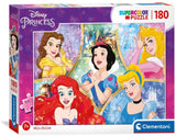 Clementoni Super Color: Disney Princess - Puzzle (180pc Jigsaw)