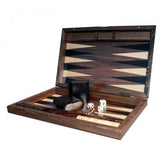 Dal Rossi Backgammon 15" Walnut Burl