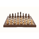 Dal Rossi Walnut Chess Set (38cm)