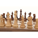 Dal Rossi Walnut Chess Set (44cm)