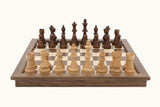 Dal Rossi Walnut Chess Set (44cm)