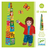 Djeco: 10 My Friends Stacking Blocks