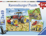 Ravensburger: Giant Vehicles (3x49pc Jigsaws)