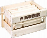Traditional Wooden Kubb in Crate Game