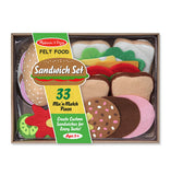 Melissa & Doug: Sandwich - Felt Food Set