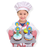 Melissa & Doug: Bake & Decorate Wooden Cupcake Set