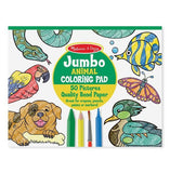 Melissa & Doug: Animals - Jumbo Colouring Pad
