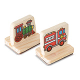 Melissa & Doug - My First Vehicles Wooden Stamps