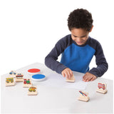 Melissa & Doug - My First Vehicles Wooden Stamps