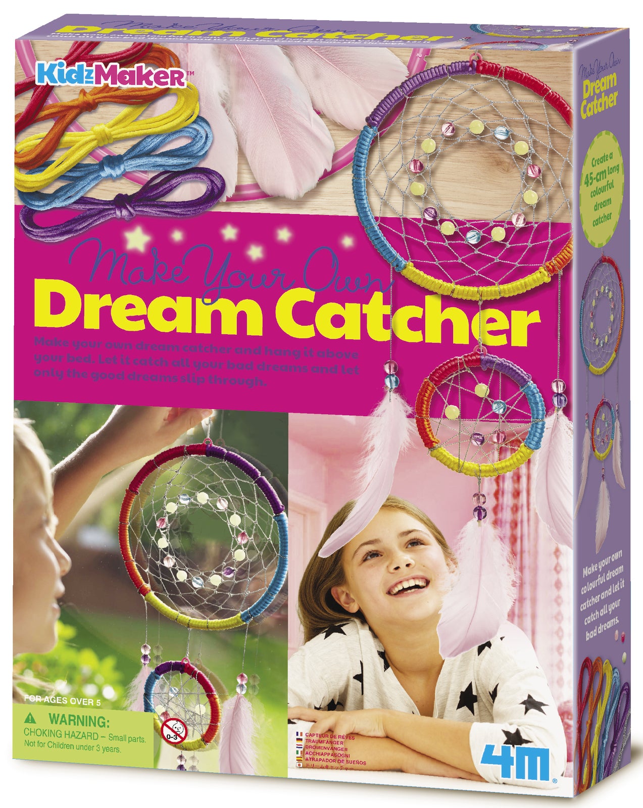4M KidzMaker: Make Your Own Dream Catcher Craft Kit