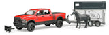 Bruder: RAM Power Wagon - with Horse Float
