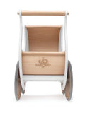 Kinderfeets: Wooden Toy Pram - White