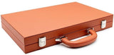 LPG: Leather Backgammon Set - Brown