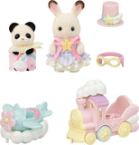 Sylvanian Families Amusement Park Ride Set - Plane & Train