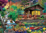 The Water's Edge: Hillside Hideaway (1000pc Jigsaw)
