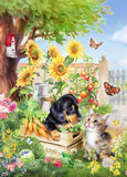 Holdson: How Does Your Garden Grow - Sunflower Crate Buddies Puzzle (1000pc Jigsaw)