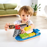 Hape: Cargo & Crane - Vehicle Playset
