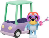 Bluey: Chat Mates Figure & Vehicle - Grannies Car With Janet