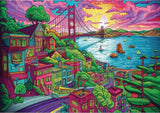 Trippy Puzzles: Frisco Frenzy Puzzle (1000pc Jigsaw)
