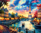 Hinkler: Mindbogglers Artisan - Eiffel on the Seine Puzzle (1000pc Jigsaw)
